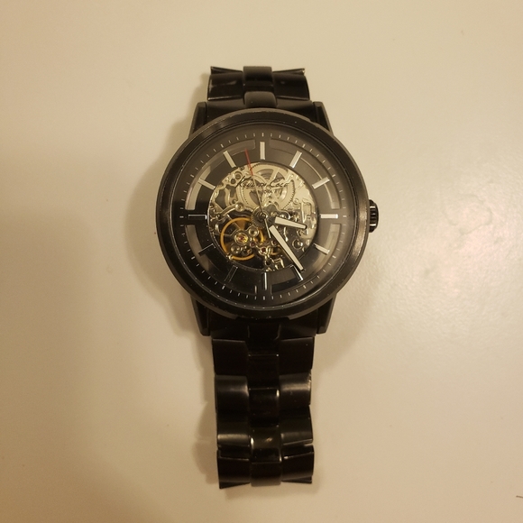 Kenneth Cole Other - Men's Kenneth Cole Black Automatic Steel Watch KC3